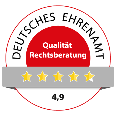 Bewertung der Rechtsberatung des Deutschen Ehrenamts